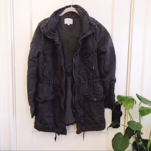 LOFT Dark Gray Zip Up Jacket